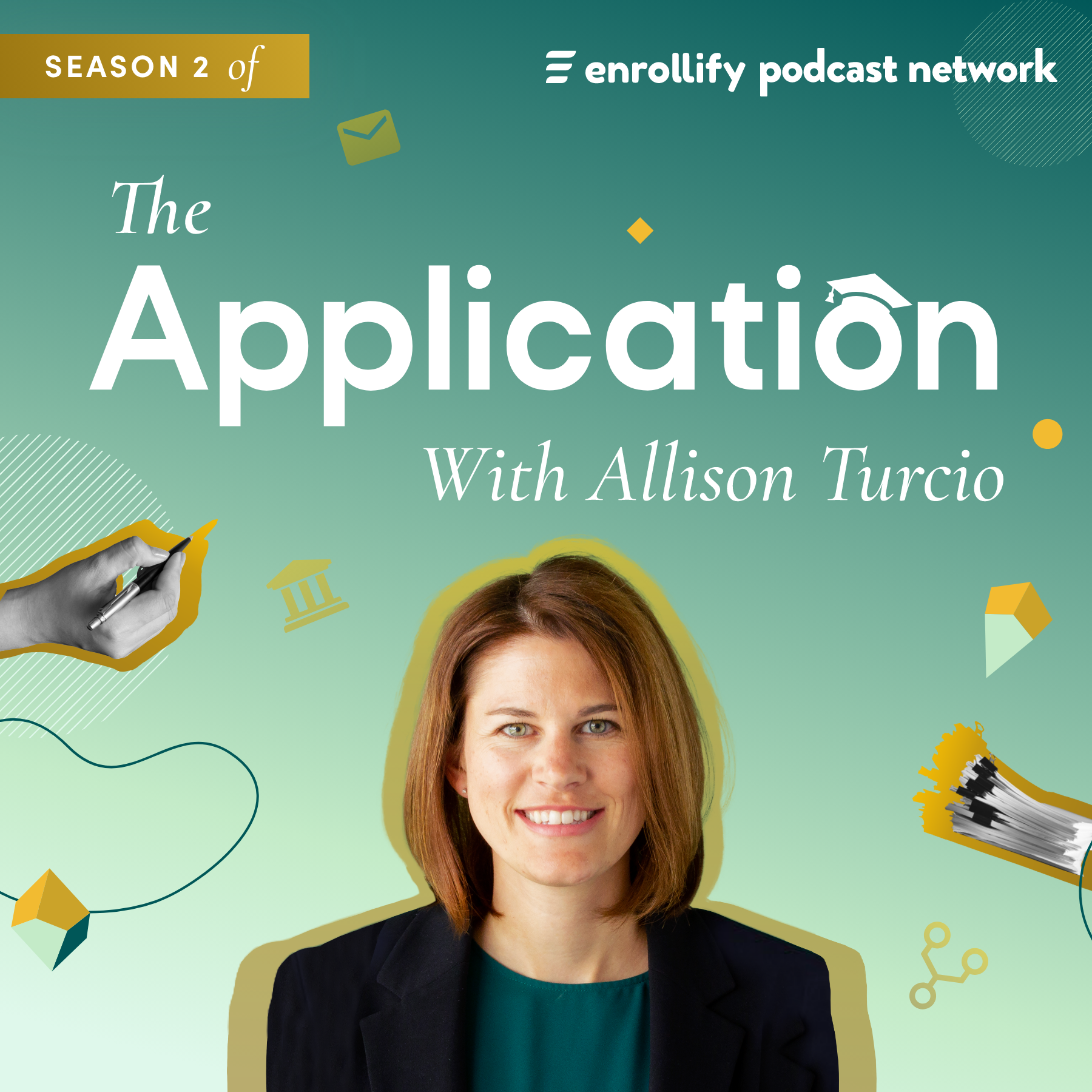 The Application with Allison Turcio Logo