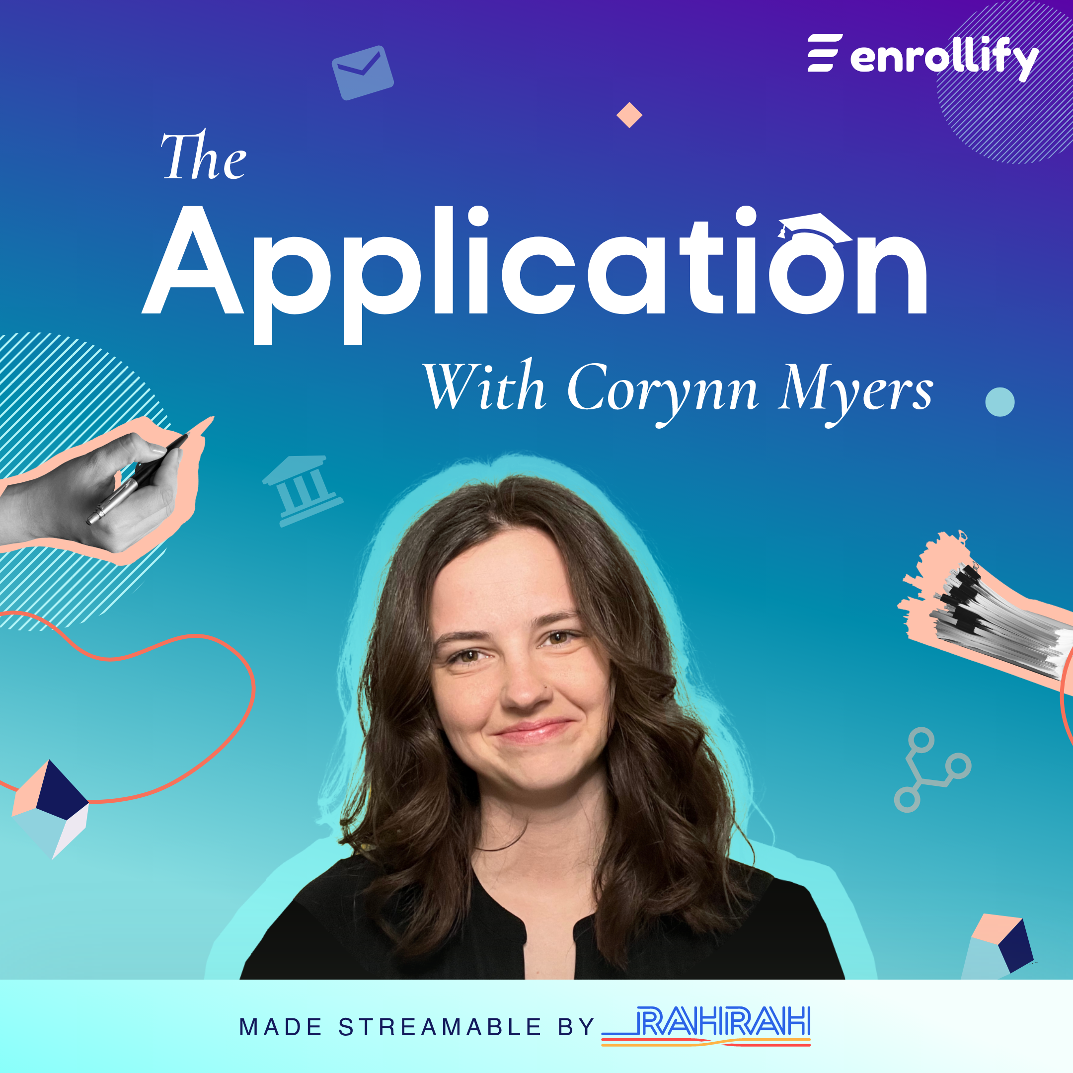 The Application with Corynn Myers Logo